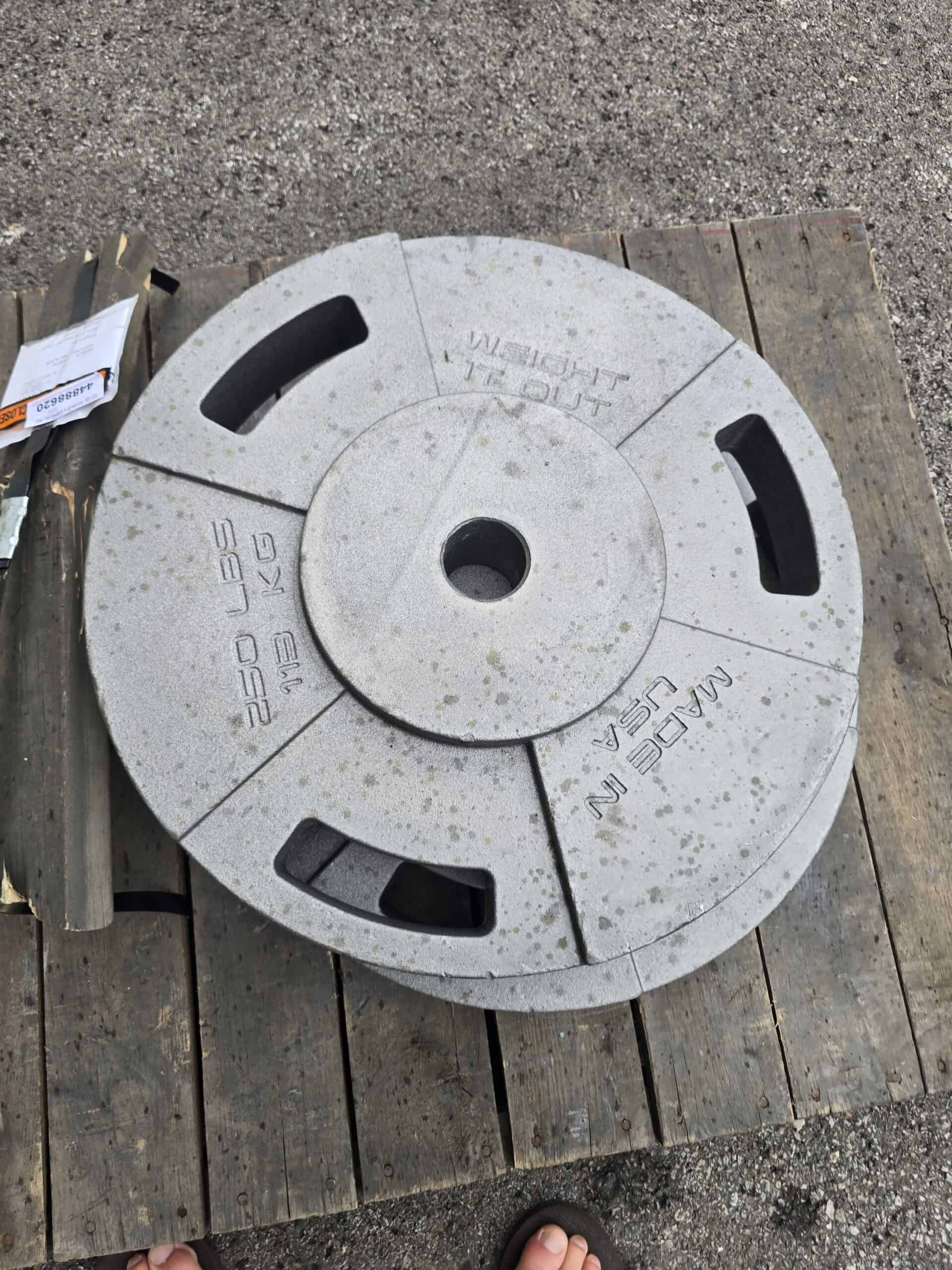 250LB weight plates